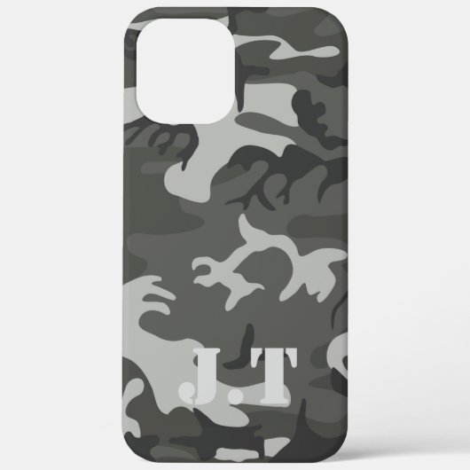 クールな都市迷彩モノグラム Case-Mate iPhoneケース (裏面)