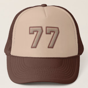 クールな野球のステッチの一見を用いる第77 キャップ
