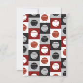 クールな野球のバーのバルミツワーのパーティーカード 招待状 (裏面)