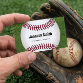 クールな野球 ソフトボール コーチ プレーヤー トレーナー スタッフ 名刺