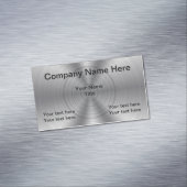 クールな金属一見 マグネット名刺 (インサイチュ)