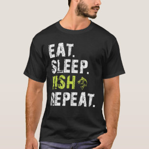 クールな釣り人 趣味の釣り人キング Tシャツ