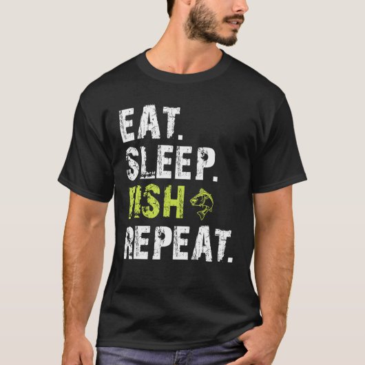 クールな釣り人 趣味の釣り人キング Tシャツ (正面)