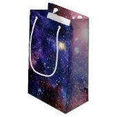 クールな銀河系の星雲 スモールペーパーバッグ (裏面アングル)