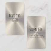 クールな鋼鉄金属 名刺 (正面/裏面)