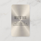 クールな鋼鉄金属 名刺 (裏面)