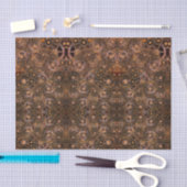 クールな青銅色のアンティークはSteampunkのティッシュペーパーを連動させます 薄葉紙 (クラフト)