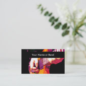 クールな音楽テーマ 名刺 (スタンド正面)