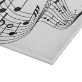 クールな音符のグラス カッティングボード (角)