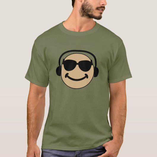 クールな顔のTシャツ Tシャツ (正面)