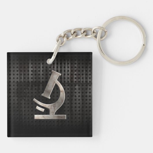 クールな顕微鏡 キーホルダー (裏面)