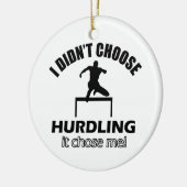 クールな飛び越すデザイン セラミックオーナメント (左)