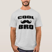 クールな髭Bro Tシャツ (正面)
