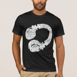 クールな黒のDJ Tシャツ