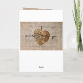 クールな黒ラブ犬からお父さんの日おめでとう カード (裏面)