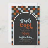 クールな2歳の誕生日招待状 | スケートボード 招待状 (正面)