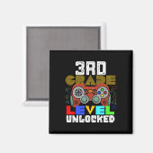 クールな3年生ゲーマーのバックトゥスクール マグネット (正面/裏面)