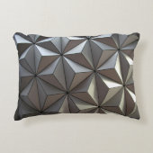 クールな3D灰色の枕 アクセントクッション (正面)