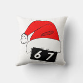 クールな67のクリスマスピロー。 クッション (裏面)