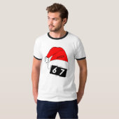 クールな67のクリスマスTシャツ Tシャツ (正面フル)