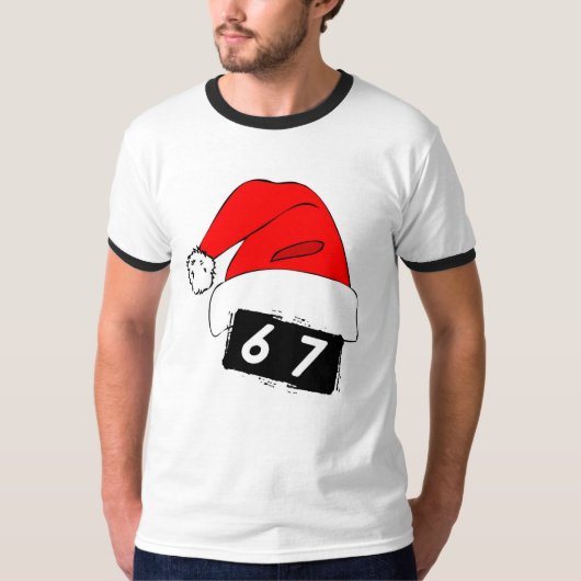 クールな67のクリスマスTシャツ Tシャツ (正面)