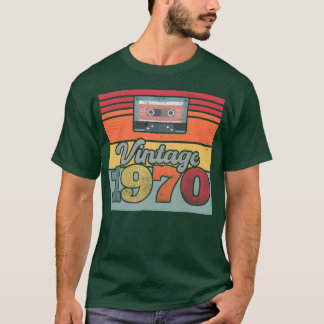クールな70年代のディスコの思い出 ビンテージ 1970 レトロ フレンド Tシャツ