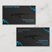 クールなakのfflのディーラーの名刺 名刺 (正面/裏面)