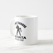 クールなbachataのデザイン コーヒーマグカップ (正面左)