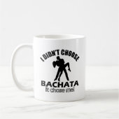 クールなbachataのデザイン コーヒーマグカップ (左)