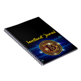 クールなBitcoinのロゴの投資ジャーナルノート ノートブック