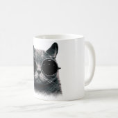 クールなCAT. コーヒーマグカップ (正面右)