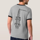 クールなcroc tシャツ (裏面)