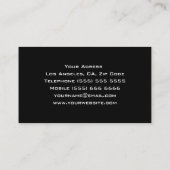 クールなDJの名刺 名刺 (裏面)