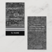 クールなDJの名刺 名刺 (正面/裏面)