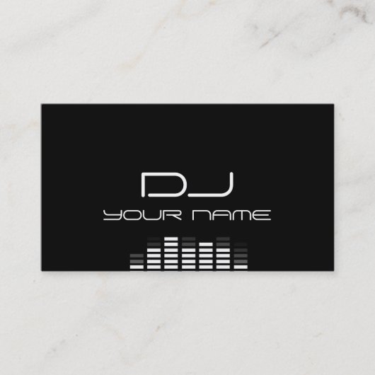 クールなDJの名刺 名刺 (正面)