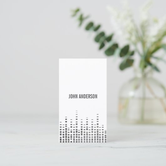 クールなDJの名刺 名刺 (スタンド正面)