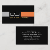 クールなDJの名刺 名刺 (正面/裏面)