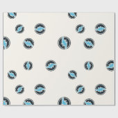 クールなElectroneum Cryptocurrencyの硬貨の印パターン ラッピングペーパー (フラット)