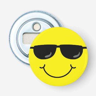 クールなEmojiはサングラスに直面します 栓抜き