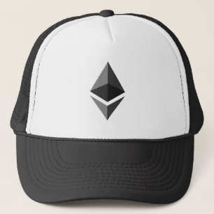 クールなEthereum Cryptocurrencyの硬貨の印 キャップ