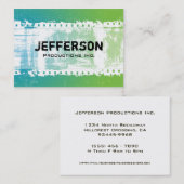 クールなGrunge Style Large Company名刺 名刺 (正面/裏面)