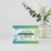 クールなGrunge Style Large Company名刺 名刺 (スタンド正面)