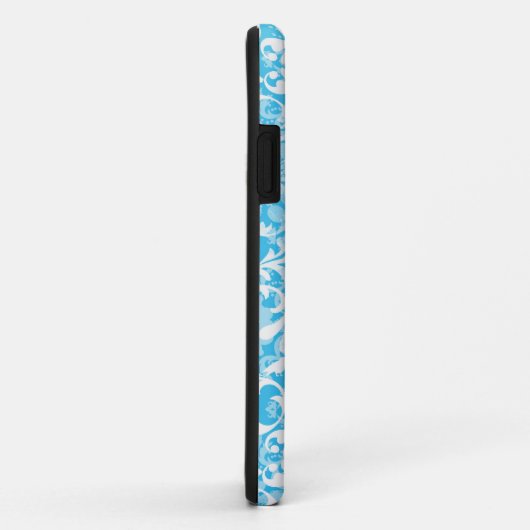 クールなiPhone女の子の動揺してな青のための5つの箱 Case-Mate iPhoneケース (裏面/右)