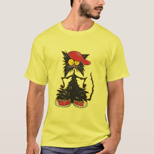 クールなKatのヒップホップ Tシャツ (正面)