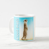 "クールなKat!" Meerkatのマグ コーヒーマグカップ (正面左)