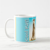 "クールなKat!" Meerkatのマグ コーヒーマグカップ (左)