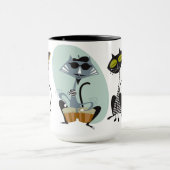 クールなKatsおよびキット マグカップ (中央)