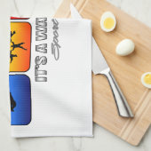 クールなSkydivingそれは生き方です キッチンタオル (四つ折り)