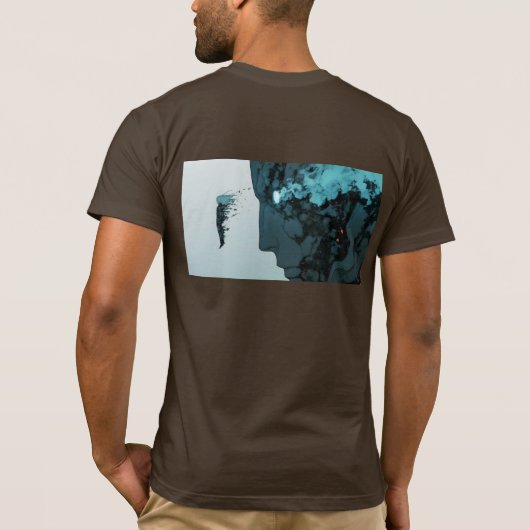 クールなTシャツ Tシャツ (裏面)