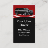 クールなUberドライバー オートモーティブ 名刺 (正面)